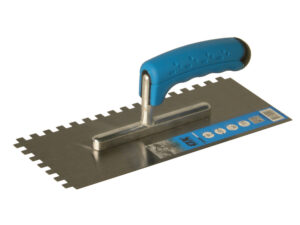 OX Trade 8 x 8mm Notch Trowel - Rubber Grip