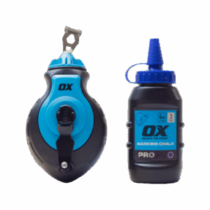 OX Pro Kevlar Schlagschnur plus Nachfüllkreide blau