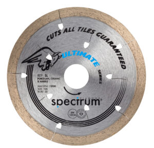 Spectrum Ultimate Diamant-Trennscheibe - Garantiert für alle Fliesen - 125/22.23mm