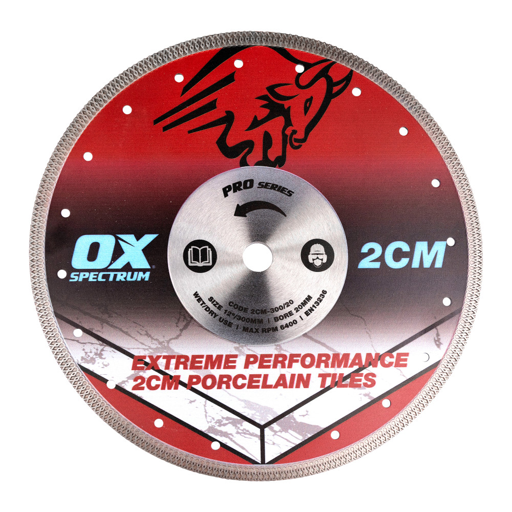 OX Pro Diamant-Trennscheibe - für Keramik 2cm - 300/20mm