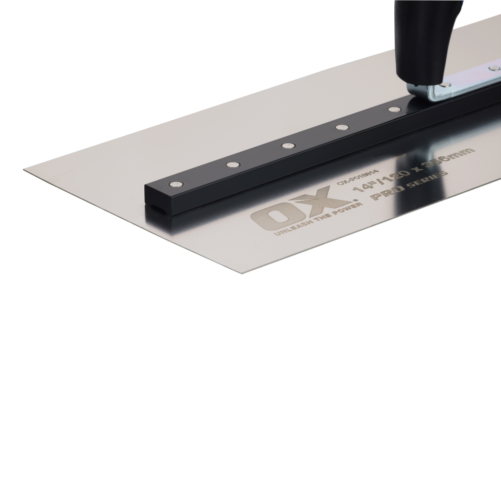 OX Pro Bodenleger-Kelle - 4-eckig - 120 x 350mm / 14in - Image 3